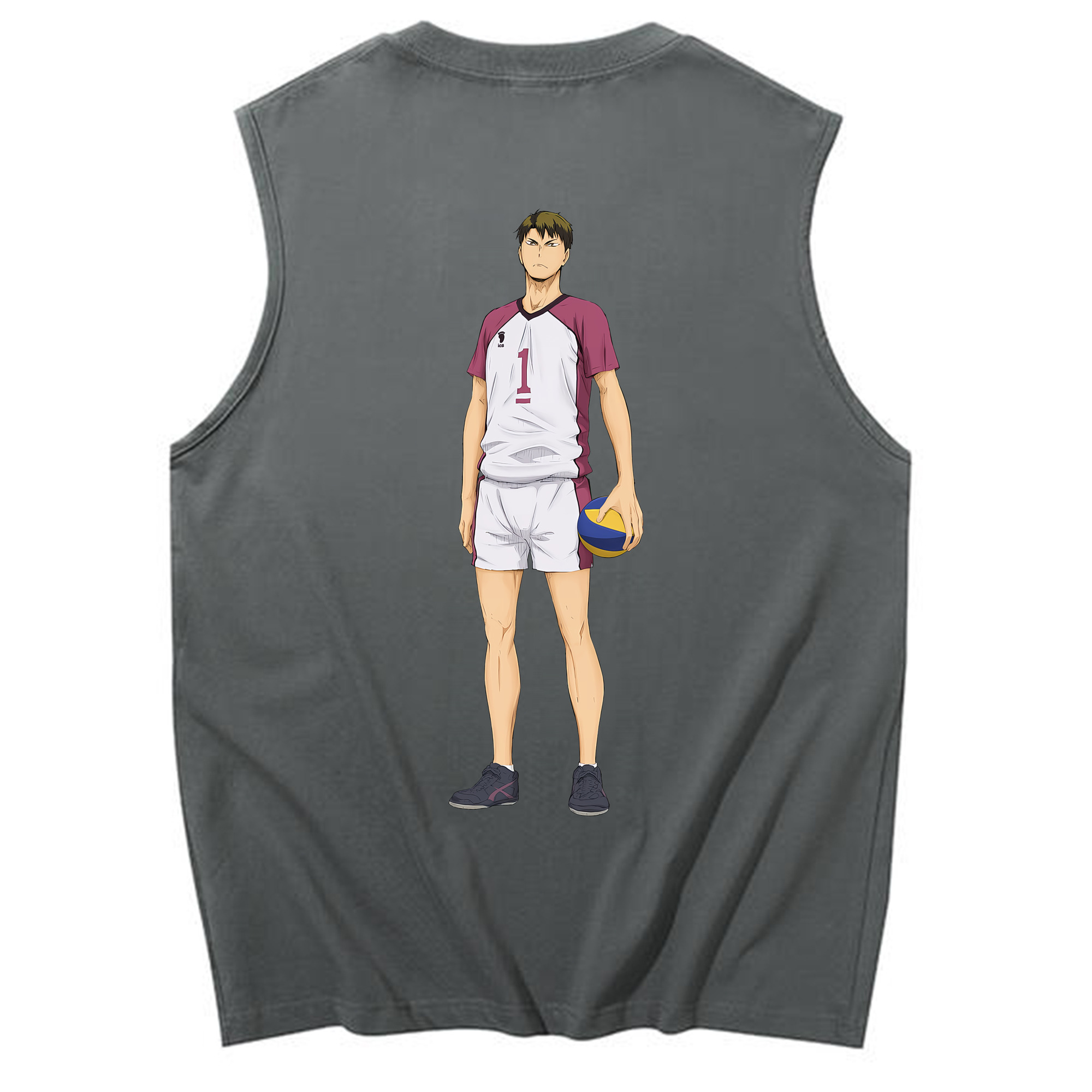 （画像用） ハイキュー!! Haikyu!! コットン100％タンクトップ（背面プリント）